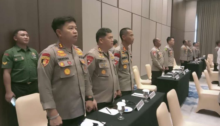 Kapolres Boltim Hadiri Rapat Koordinasi Pengamanan Pilkada Sulut 2024